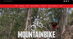 Desktop Screenshot of cairnsmountainbiketours.com